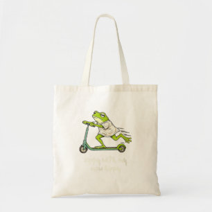 Hip Replacement Surgery Frog Zippy With New Hippy Tote Bag