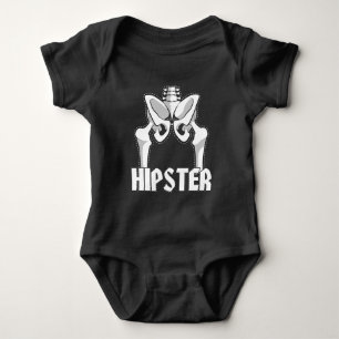 Hip Replacement Surgery Gift Hipster Orthopaedic Baby Bodysuit