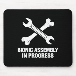 Hip Replacement Surgery Recovery Knee Humour Phras Mouse Pad