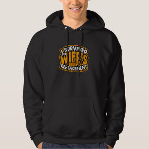 Hip Replacement Warrior Recovery Hip Surgery Hoodie