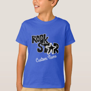 Hip RockStar Rock n Roll Star Kids T-shirt Design