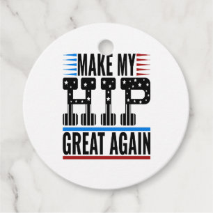 Hip Surgery Favour Tags