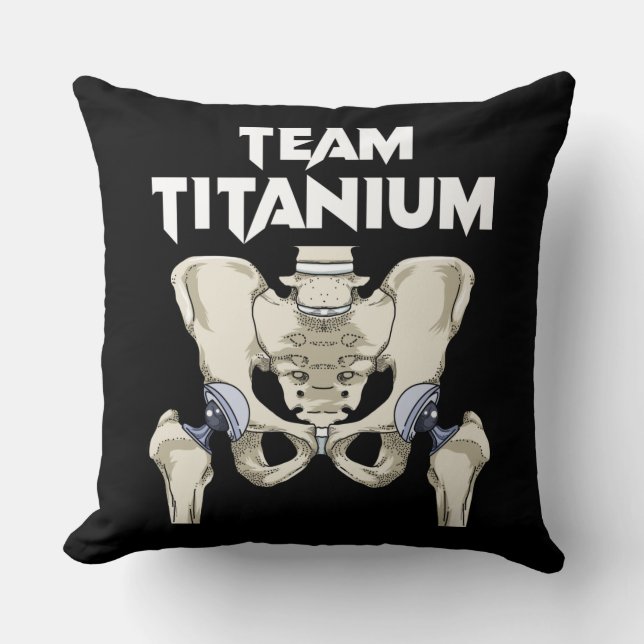 Hip Surgery Recovery Gifts Hippie Hip Replacement Cushion (Front)