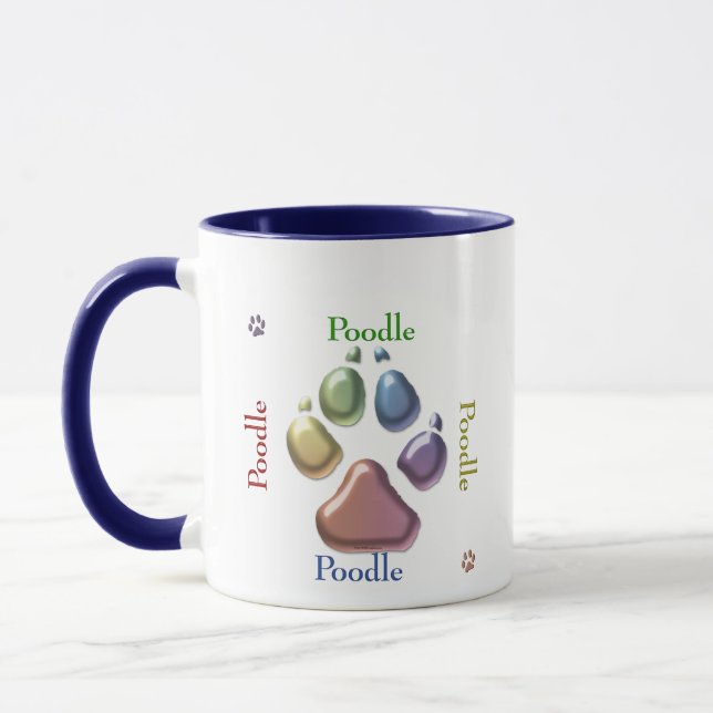 Hip to be Square Poodle Mug (Left)