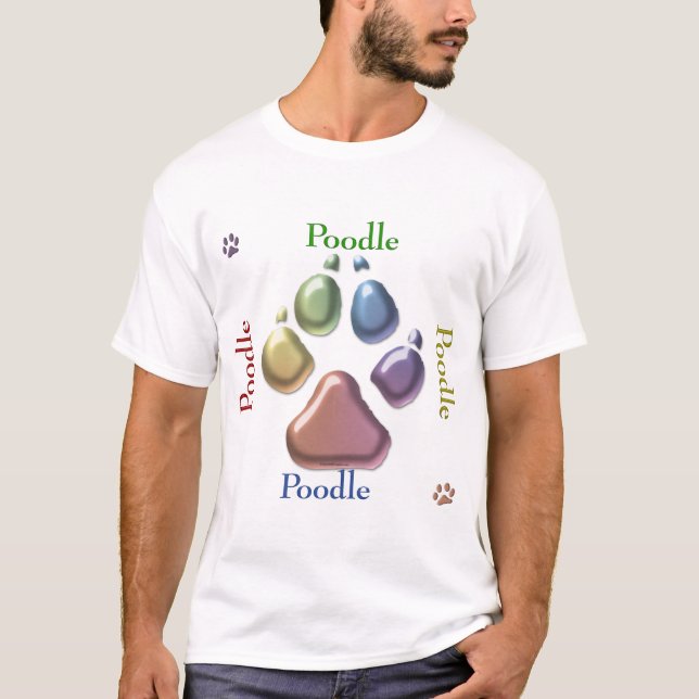 Hip to be Square Poodle T-Shirt (Front)