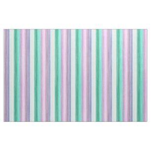 Hip Violet Purple Pink Mint Green Stripes Pattern Fabric