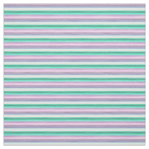 Hip Violet Purple Pink Mint Green Stripes Pattern Fabric
