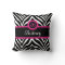 Hip Zebra Print and Lace Monogram
