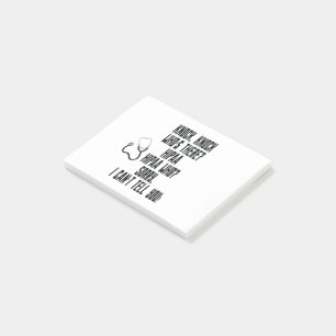 HIPAA Humour Post-it Notes