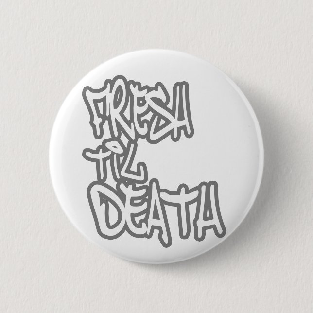 HIPHOP 6 CM ROUND BADGE (Front)