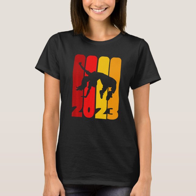 Hiphop Dancer Dancing In 2023 Breaking B Girl T-Shirt (Front)
