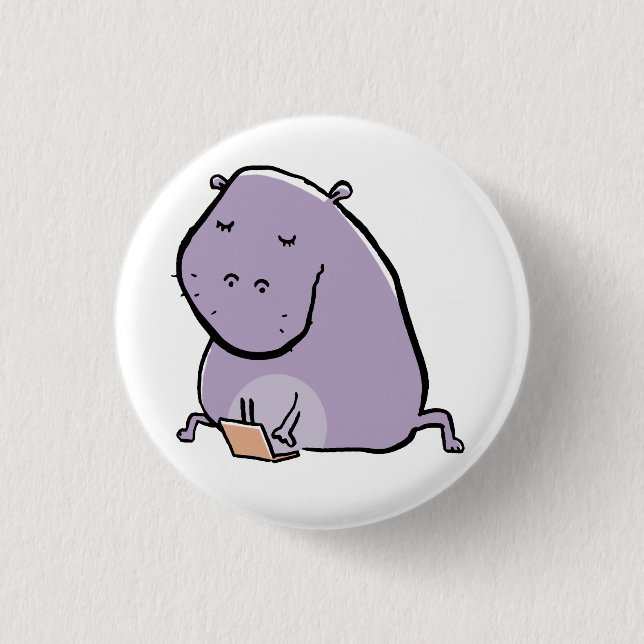 hipp-o 3 cm round badge (Front)
