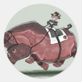 Hippestrian Classic Round Sticker