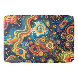 Hippie Art Bath Mat