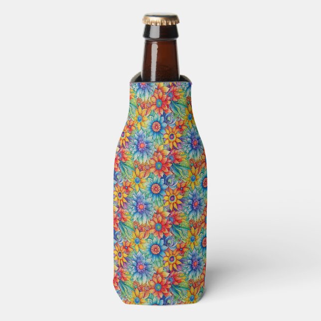Hippie Art Bottle Cooler (Bottle Front)