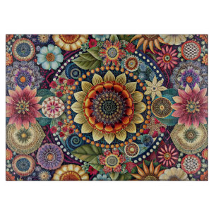 Hippie Art Cutting Board