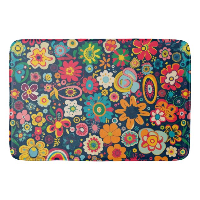 Hippie Bath Mat (Front)