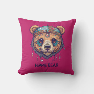 Hippie Bear I Cushion