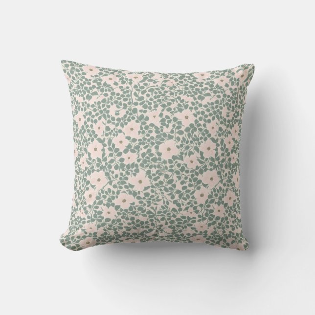 Hippie Boho Floral  Cushion (Front)