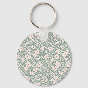 Hippie Boho Floral Key Ring