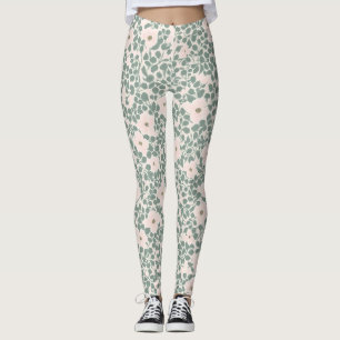 Hippie Boho Floral  Leggings