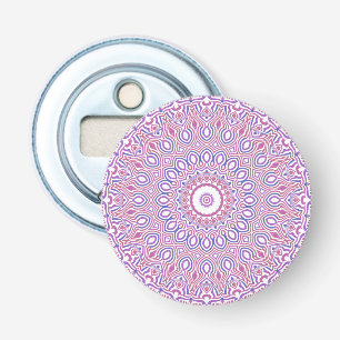 Hippie Boho Funky Groovy Bohemian Kaleidoscope Bottle Opener
