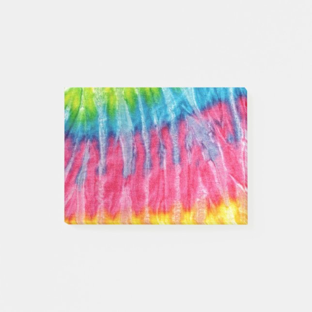 Hippie Boho Tie-Dye Post-it Notes (Front)