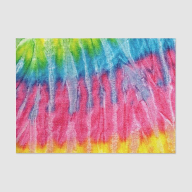Hippie Boho Tie-Dye Tissue Paper (Front)