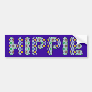 HIPPIE BUMPER STICKER