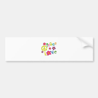 hippie bumper sticker