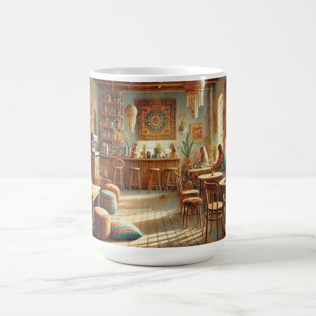 Hippie Cafe Coffee Mug (Center)