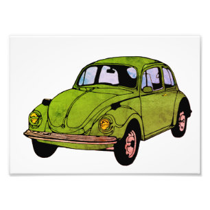 Hippie Car Drawing , Kodak Professional Print