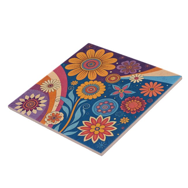 Hippie Ceramic Tile (Side)