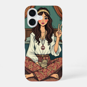Hippie Chick iPhone 16 Case