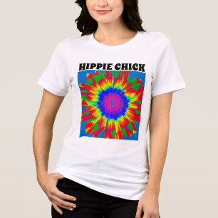 HIPPIE CHICK LADIES T-SHIRTS