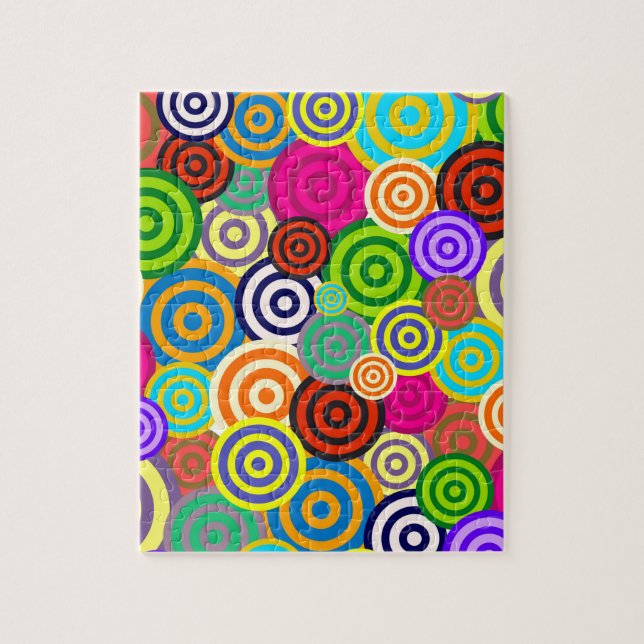 Hippie Circles Puzzle (Vertical)