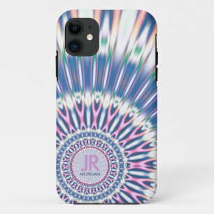 Hippie 'delica Funk Pink Blue Monogram Case-Mate iPhone Case
