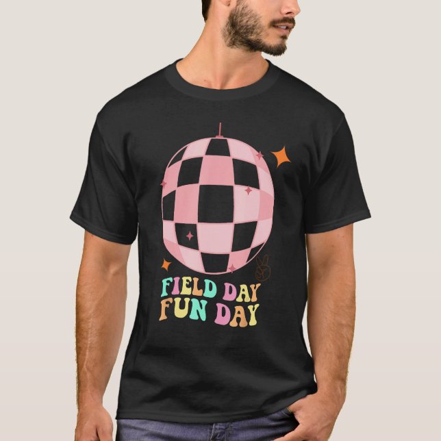 Hippie disco Field Day Fun Day Groovy Field Day 20 T-Shirt (Front)