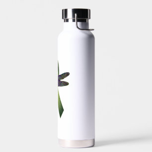 Hippie Dragonfly Green Ribbon Cerebral Palsy Aware Water Bottle