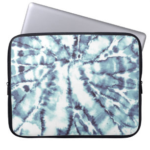 Hippie Dye Drawn Poster. Painting Wash Texture. Gr Laptop Sleeve