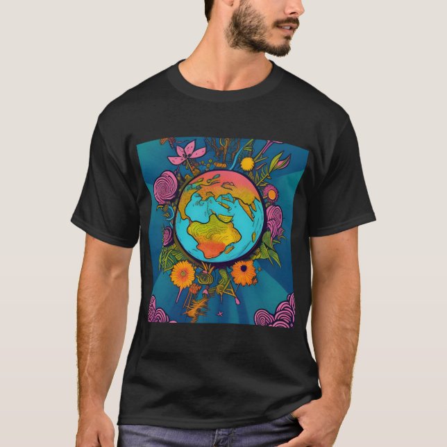 Hippie Earth T-Shirt (Front)