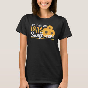 Hippie Florist Girls Women Sunshine Yellow Flower  T-Shirt