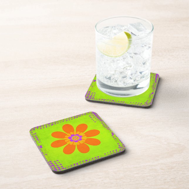 Hippie Flower Coaster (Right Side)