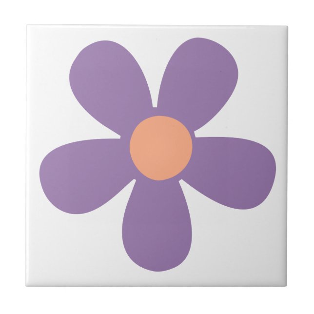 Hippie Flower Custom Tile (Front)