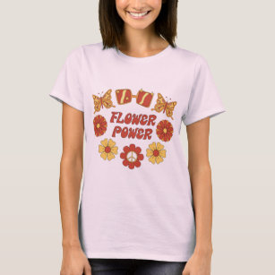 Hippie Flower Power Tshirt, Festival T-Shirt