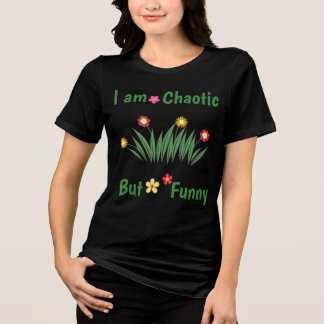 Hippie Flower Women T-shirt Personalised Tri-Blend Shirt