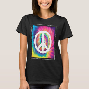 Hippie  Groovy FlowerPower Woodstock Bohemian Peac T-Shirt