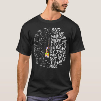 Hippie Guitar And Those Who Were Seen Dancing Peac T-Shirt