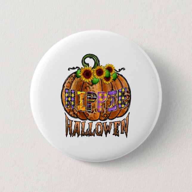 Hippie Halloween 6 Cm Round Badge (Front)