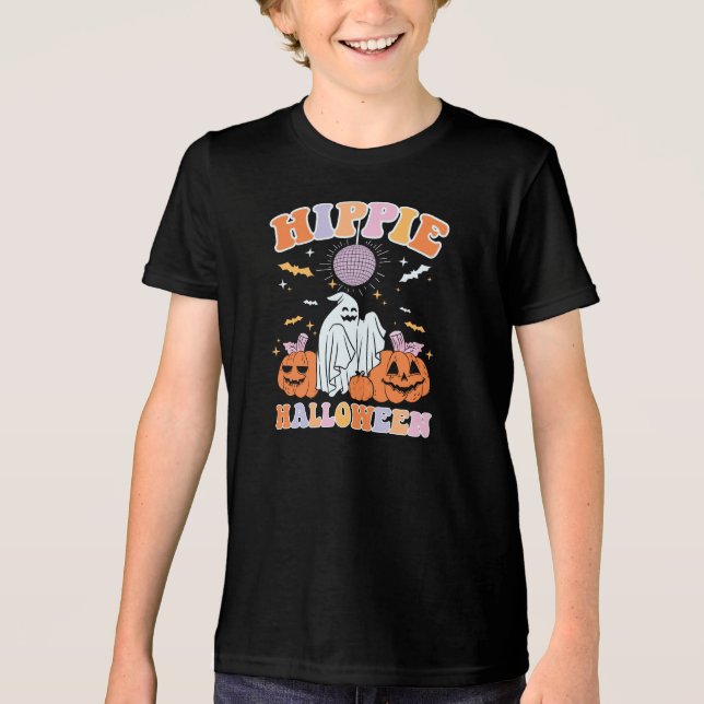 Hippie Halloween Tri-Blend Shirt (Front)